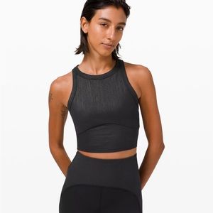 (3 for 25) Lululemon Blissful Bend Tank Top in black, out of stock everywhere